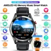 NY 454454 SCREE SMART WACK ALLTID Visa tiden Bluetooth Ring Lokal musik Smartwatch för Mens Android TWS Earphones7691948