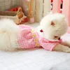Robe d'expédition rapide robe rose princesse coccinelle tenue d'été vêtements pour petite fête de chien jupe chiot costume animaux domestiques