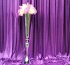 sell tall gold Slim metal flower vase Party Decoration trumpet vases centerpieces for wedding & event home