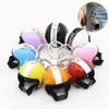 Motorcycle Helmet Keychain Pendant Cute Car Key Chain Ring for Kids Toy Women Bag Jewelry Gift Decoration 2020