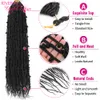 Butterfly Box Braids Crochet Hair Synthetic Box Braing Hair Extension Ombre Butterfly Locs Twist Crochet Braids Hair For Women