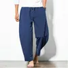 Herenbroek Vintage Stijl Harem Lente Zomer Collectie Losse Mannelijke Bloeiers Trendy Mode Baggy Broek Sarouel Grote Maat