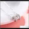 Necklaces & Pendants Jewelry Drop Delivery 2021 Love Stainless Steel Necklace Female Light Luxury Creative Spring, Hollow Pendant With Luxuri