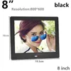 8 tum 10.1 Skärm LED -bakgrundsbelysning HD 800*600 Digital Photo Frame Electronic Album Bild Musikfilm Full Function Good Gift