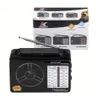 RX-607AC 4-Band Radio FM/AM/SW1/SW2 Retro Mini Portable Speaker for Elder Women Men Kids with Handle Antenna
