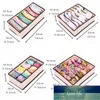 Foldbara Beige Rose Boxes för underkläder BRA SOCKS TIE Lingerie Organizer Divider Garderob Tidy Caixa Desktop Storage Box Supply Factory Price Expert Design Kvalitet