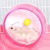 Hamster Running Roda Plástico Mudo Rotary Runner para Pequeno Animal Sport Fitness Brinquedo Golden Bear Hedgehog Hamsters Acessórios ZC554