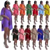 Designer Plus Size Damen Trainingsanzüge Zweiteiliges Set Sommer Kurzarm Anzug Einfarbig Lose Lässige Top High Stretch Shorts Outfits