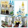 5297 sztuk city architektura DIY Przyjaciół Dom Zamek Mini Cegły Widok Uliczny Bloki Klocki Oświecenie Zabawki Dla Dzieci Dziewczyny X0902