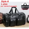 Duffel Bags Men Quality Leather Travel Carry On Luggage Bag Handbag Casual Traveling Tote Large Weekend XA631ZC278r