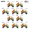 Rainbow & WALES Friendship Flag Lapel Pin Flag badge Brooch Pins Badges