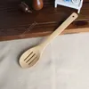 Bamboe Lepel Spatel 6 Stijlen Draagbare Houten Gebruiken Keuken Koken Turners Slotted Meng Holder Schoppen DAJ03