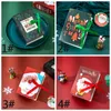 Xmas Candy Packing Box Santa Claus Cartoon Candys Presentkartong Mini Magic Book Gifts Wrapping Papper Julgransdekorationer BH4856 WLY