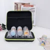 Sacos de armazenamento Saco Caixa de bordado Não-tóxico 24 grade prático com garrafa Fácil de usar EVA leve eva anti-fricção durável