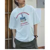 Ins losse paar top mannen casual plezier t-shirt korte mouw wit t-shirt mannen harajuku losse extra grote hip hop vrouwen tee 210527