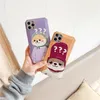 Étui de téléphone portable à motif de dessin animé mignon de Style coréen 11pro/12mini pour IP 8plus/XR coque rigide Huawei Fashion Mate40pro étui de téléphone portable