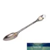 Kaffe Scoops Mini Crystal Head Zink Alloy Spoon Blandade långa hanterade diamantformer Cream Durablespoon Patesware Sets