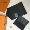 Stilista da donna portafoglio lungo libretto degli assegni porta carte di credito po clip portafogli marrone bianco rosa portamonete in pelle nera 009 # mc 19x176o