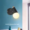 Nordic Style Lampa Ścienna Żelaza Korytarz Korytarz Korytarz Korytarz Przejście Nocne Light Light Temperatura Ciepła