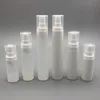 15ml 30ml 50ml Clear Frosted Bottle Empty Cosmetic Airless Container Refillable Pump Lotion and spray Bottles For Travel