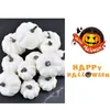 12 sztuk Symulacja Dynie Biała Dynia Halloween Dyni Festiwal Dynia Fałszywy Warzywo Owoce Boże Narodzenie Halloween Prezent Decor Y0829