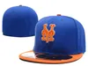 Mets equipado chapéus bonés de beisebol adulto pico plano hip hop houston boné masculino feminino totalmente fechado gorra252e233a