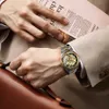 우승자 골드 스켈레톤 기계식 시계 남자 자동 빈티지 로얄 패션 새겨진 자동 손목 시계 최고 브랜드 럭셔리 크리스탈