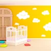 Adesivos de parede de nuvem dos desenhos animados para sala de bebê decoração vinil mural decoração de casa crianças dormir decalques de parede