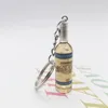 Nette Neuheit Harz Bier Wein Flasche Schlüsselbund Verschiedene Farben für Frauen Männer Auto Tasche Schlüsselring Anhänger Zubehör Hochzeit Party geschenk2901904