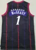 Team Retro Basketball Penny Hardaway Vintage Jerseys Tracy McGrady 1 Vince Carter 15 For Sport Wear Shirt Fans Man Black White Blue Purple Red Top Quality for Mens