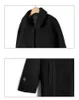 Женское пальто зима корейская мода длинные покрытые утолщенные шерстяные зимние пальто для женщин черное пальто harajuku 220107