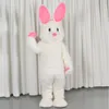 Costumi mascotte Coniglio peloso Costume adulto di Pasqua di Halloween Fantasia tuta mascotte Costume da recitazione per grandi eventi