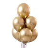 12 "balão metálico de látex decoração de festa balões de metal decoração de celebração de natal 100 peças multi cores