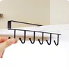 Hooks Rails Storage Shelf Hanging Cap Paper Shelves Kitchen Iron Multifunction Hanger hook