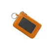 Wallets 1PC Mini Multi-function Coin Purse Pu Material Leather Zipper Bag With Key Ring Multi-color Optional 2021