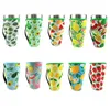 Tumbler Bottle Holder Cover Drinkware Bags Neoprene Insulated Sleeves Bag Sunflower Baseball Iced Coffee Cups Bottles Sleeve 30oz SN2670