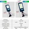 3000mAh IPX65 Solars Solars Lights Pir Motion Sensor Garden Garden Outdoor Indoor Solar Street Lamp Smart Remote Laveing