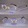 Clear Glasses Frame для чтения Компьютерные женщины и мужчины Картер Очки Модные бездействующие прозрачные украшения