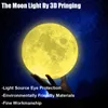 3D LED Night 16Colors Magical Moon LED Light Moonlight Desk Lamp USB uppladdningsbar 3D -ljusfärger Stepless för julbelysning eller3155017