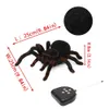 4way Infrared RC Spider Eye Shine Halloween Simulation Scary Plush Creepy Tarantula Remote Control Tricky Scary Soft Prank Toys Q7283498