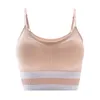 Naadloze Splice Yoga Bra Women, Quick Dry Push Up Sports Top, Verstelbare gevoerde workout BH, Draadloze fitness gym kleding