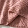 Maglione a collo alto in misto cotone e cashmere Maglione da donna 2021 autunno inverno spesso maglione a maniche lunghe pull pullover pullover femme hiver X0721