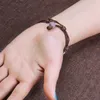 Веревка ручной работы заплетенные лавовые каменные бусины для браслетов для браслета Стройные браслеты с регулируемым эфирным маслом диффузор женщин подарок ювелирных изделий