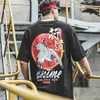 Ubrania mężczyzn Japan Tshirt Summer Fashion Odzież z krótkim rękawem męskie