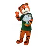 Mascote Costumescartoon boneca traje laranja tigre mascote traje feitos sob encomenda Feriado Natal