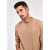 Keegou Outono Vestuário de Inverno Mens Sweater Quente Suéteres Cabeça Khaki Homem Malha Jacquard Fashion Top Plus Size YYZ-2202 211221