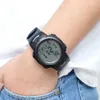 SKMEI Outdoor Sport Watch Men Big Dial Fashion Simple Watches Calendar PU Strap 5Bar Waterproof Digital Watch reloj hombre 1068 X0524