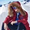 Bosideng Harsh inverno engrossar ganso para baixo jaqueta para homens casaco de pele natural impermeável capa impermeável outwear B80142149
