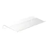 Crochets Rails support de clavier d'ordinateur incliné en acrylique, support transparent pour une saisie ergonomique facile, bureau, maison, école 274o