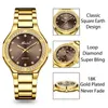 Señorita elegante mujer reloj marca mujer reloj de pulsera Japón Movt 30M impermeable oro caro analógico Ginebra cuarzo 210616